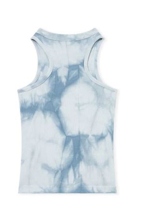 canotta in cotone azzurro OFF WHITE KIDS | OGAD009S26JER001451